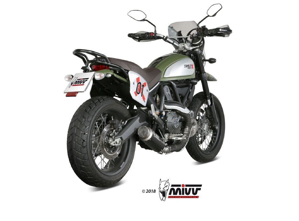 MIVV GPpro in Carbon Ducati Scrambler 800 Bj. 15-